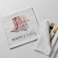 Boots and Bubbly Elegant Pink Bridal Shower