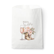 Boots and Bubbly Favour Bag