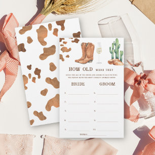 Boots and Bubbly How old were they bridal