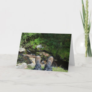 "Boots at Linhope Spout, Ingram Valley" Card