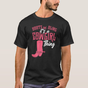Boots bling cowgirl T-Shirt
