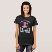 Boots Blings Bride's Last Fling Bachelor Party T-Shirt (Front Full)