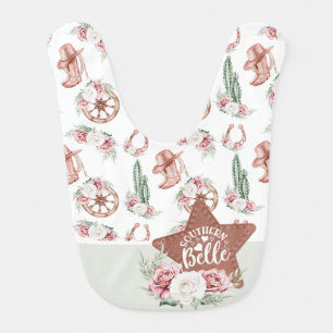Boots & Blooms Western Chic Southern Belle Bib