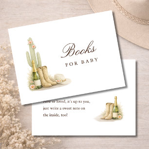 Boots & Bubbles Western Shower Books For Baby Card