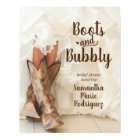 Boots & Bubbly Texas Bride in Boots Bridal Shower