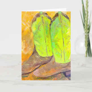 BOOTS Greeting card