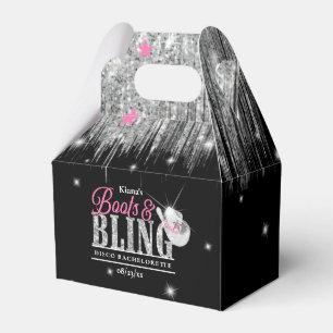 Boots 'n Bling Disco Bachelorette Black ID925 Favour Box