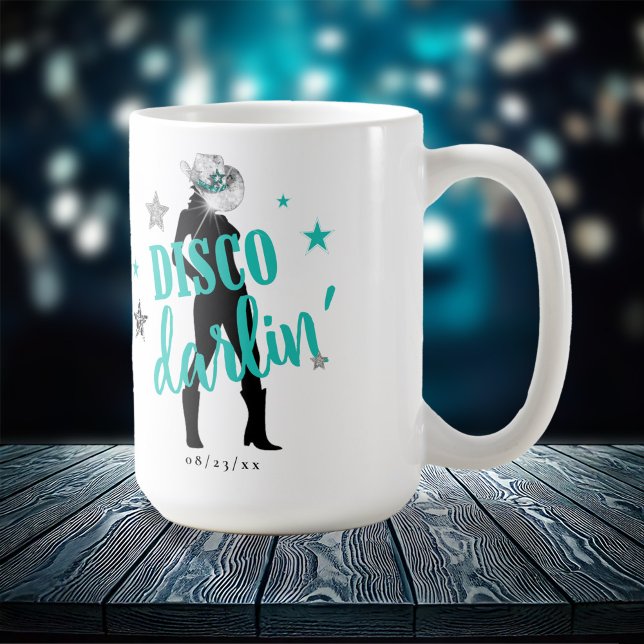 Boots 'n Bling Disco Darlin' Teal ID925  Coffee Mug (Creator Uploaded)