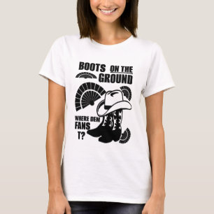 Boots on the ground (Blkprint) T-Shirt