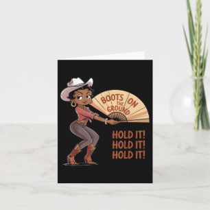 Boots On The Ground Boot Cowboy Western Cowgirl Li Card