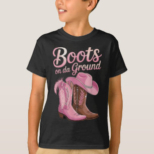 Boots On The Ground, Cowgirl Line Dance, Boot Cowb T-Shirt