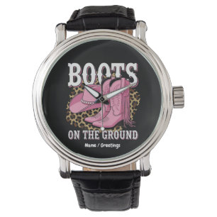 Boots on the Ground Western Cowgirl Linedance Watch