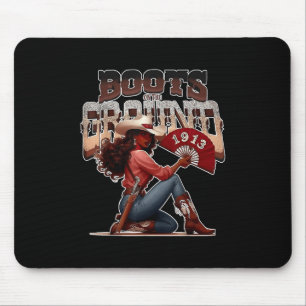 Boots On The Ground Where Them Fans At T-shirt.png Mouse Mat