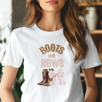 Boots or Bows Gender Reveal 