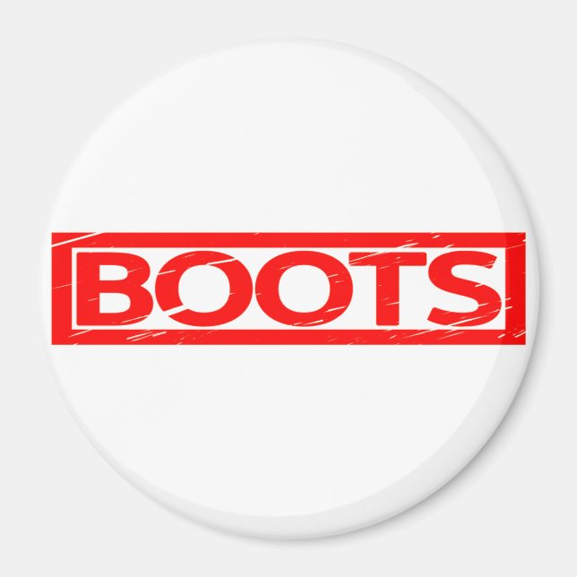 Boots Stamp Magnet (Front)