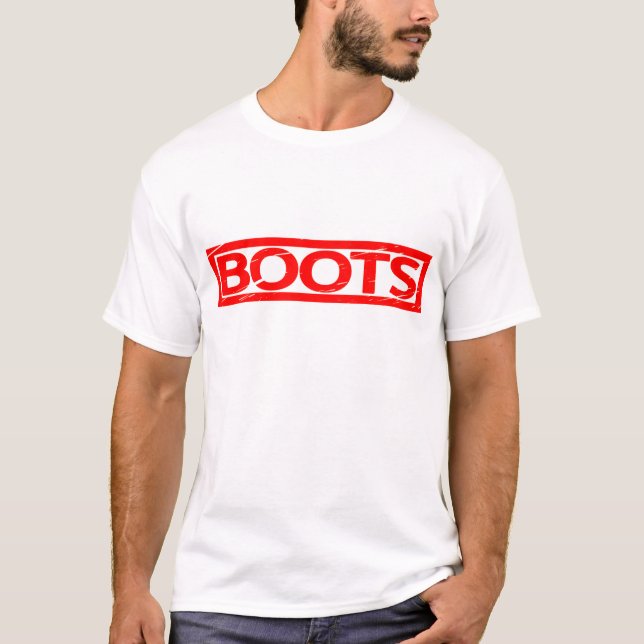 Boots Stamp T-Shirt (Front)
