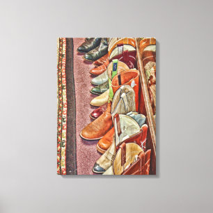 Boots Wrapped Canvas