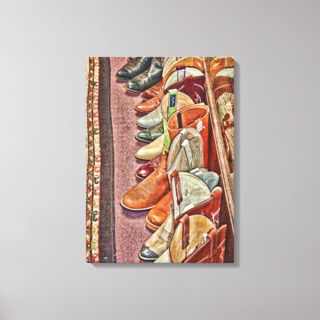 Boots Wrapped Canvas (Front)