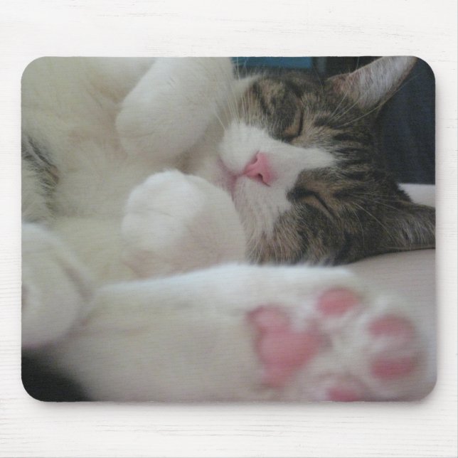 Bootsie cat mouse mat (Front)