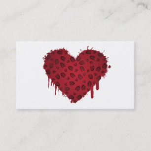 bootstomp heart business card