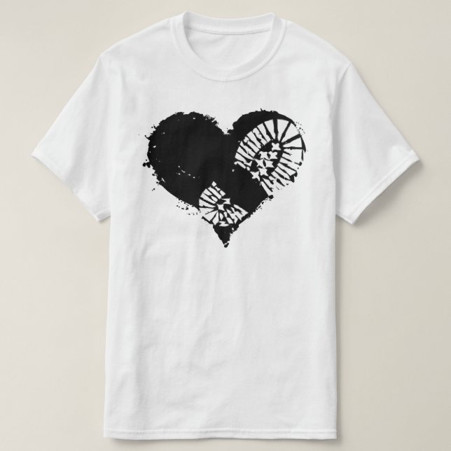 bootstomp heart T-Shirt (Design Front)