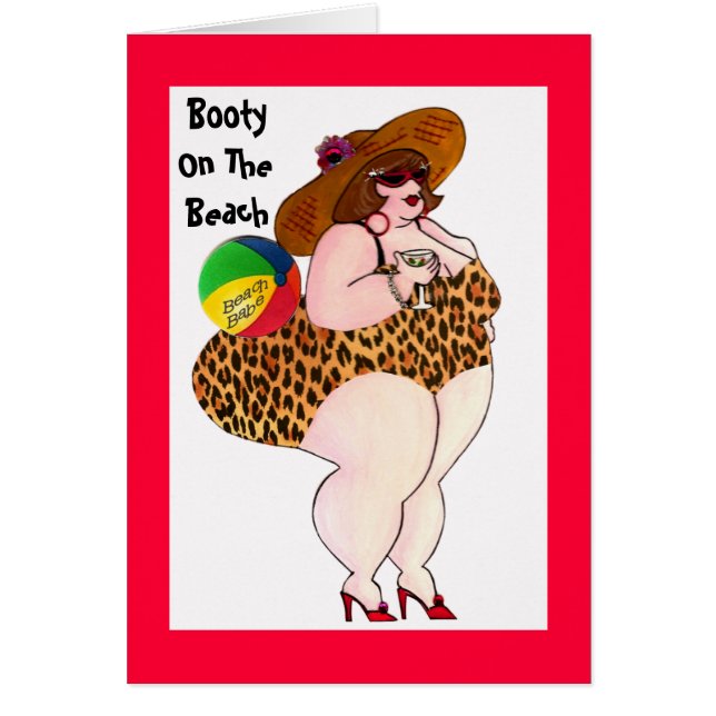 Booty on the Beach cards (Front)