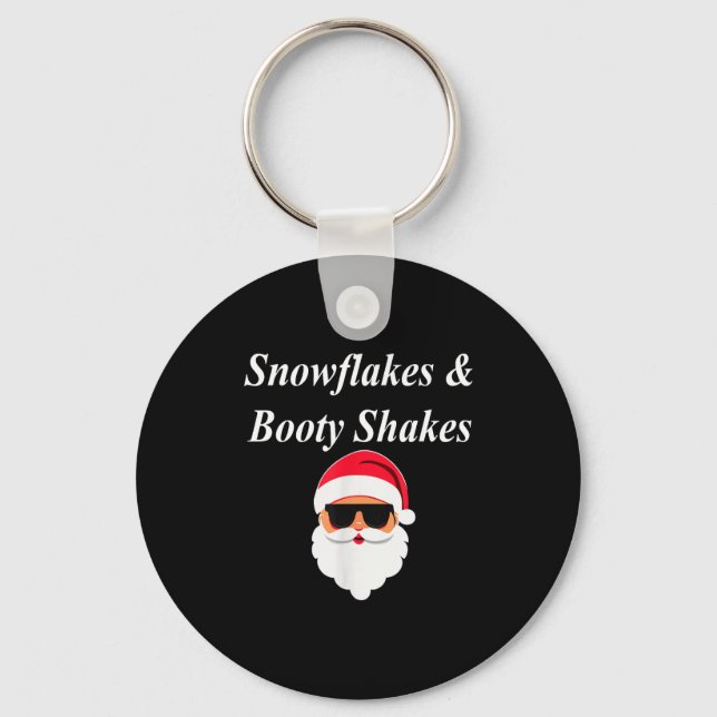 Booty Shake Christmas Funny Naughty Dirty Raunchy  Key Ring (Front)