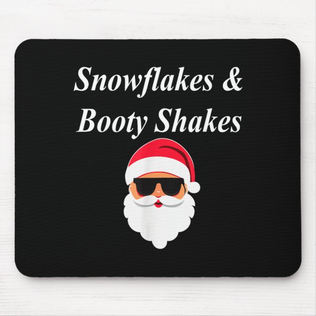 Booty Shake Christmas Funny Naughty Dirty Raunchy  Mouse Mat (Front)