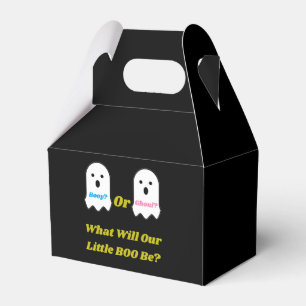 Booy or Ghoul Halloween Ghost Gender Reveal Favour Box