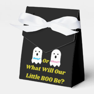 Booy or Ghoul Halloween Ghost Gender Reveal Favour Box