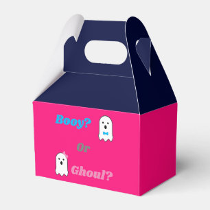Booy or Ghoul Halloween Ghost Gender Reveal Favour Box