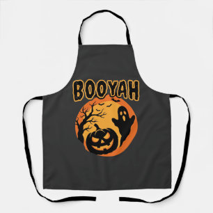 Booyah Halloween Ghost Pumpkin Design Apron