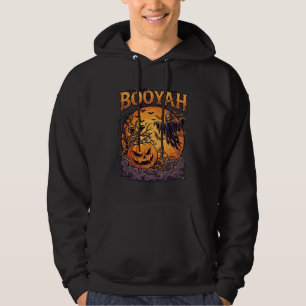 Booyah Halloween Pumpkin Grim Reaper Orange Moon_1 Hoodie
