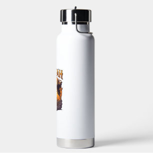 Booyah Halloween Pumpkin Grim Reaper Orange Moon_1 Water Bottle