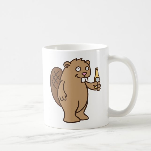 Booze Beaver Coffee Mug (Right)