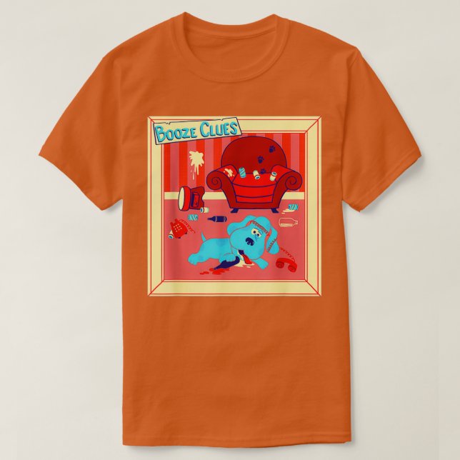 Booze Clues T-Shirt (Design Front)