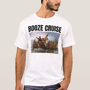 Booze Cruise 4th Of July George Washington T-Shirt