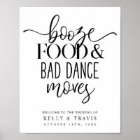 Booze Food and Bad Dance Moves Wedding
