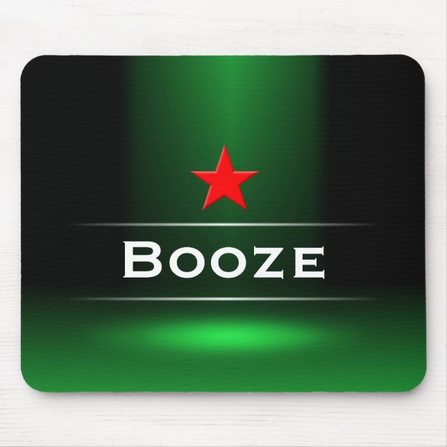 Booze Mouse Mat (Front)