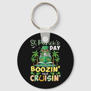 Boozin And Cruisin St Patricks Day Cruise Ship Cou Key Ring