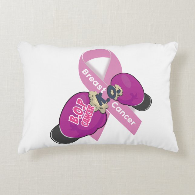 BOP CANCER- Breast Cancer Pillow (Front)