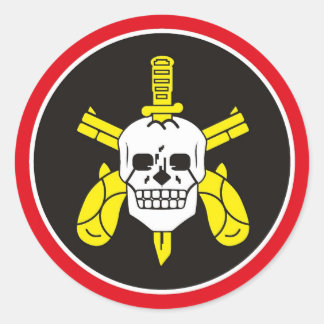 BOPE Tropa De Elite Brazilian Special Police Force Classic Round Sticker