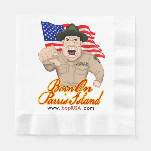 BOPI Cocktail Napkins (Front)