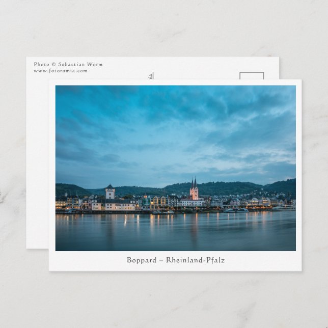 Boppard am Rhein Postcard (Front/Back)