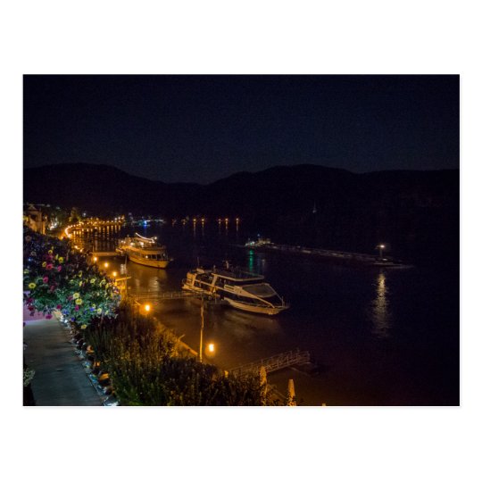 Boppard at Night - postcard