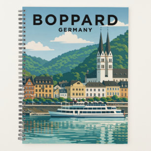 Boppard Germany Vintage Travel Art Planner
