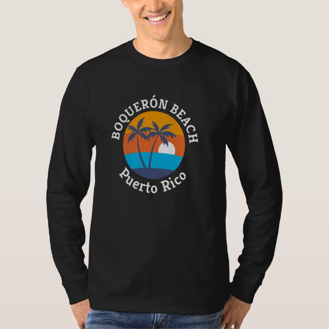 Boquerón Beach Puerto Rico Summer Vacation Souveni T-Shirt (Front)