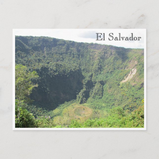 boquerón crater postcard (Front)