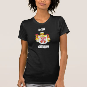 Bor, Serbia with coat of arms T-Shirt