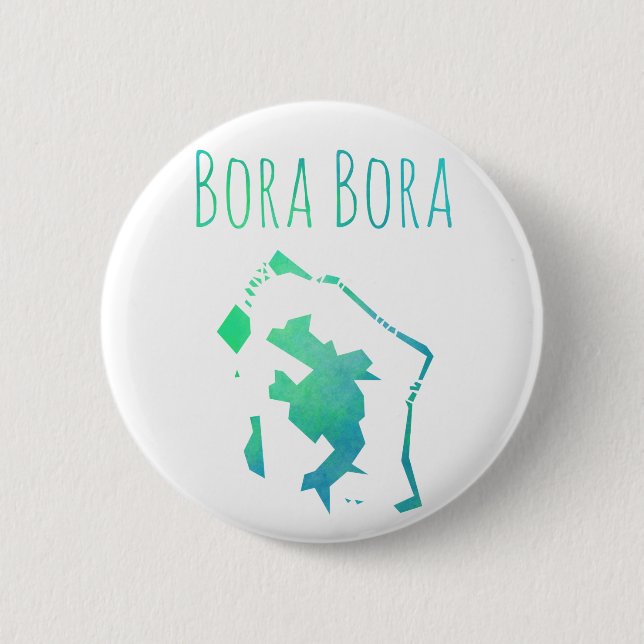Bora Bora 6 Cm Round Badge (Front)